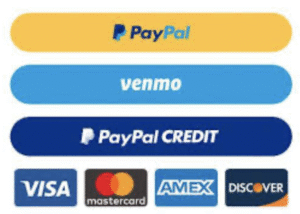TradeMark Express now accepts PayPal, Venmo & PayPal CREDIT. More ways to pay in addition to traditional Visa, Mastercard, AMEX and Discover.